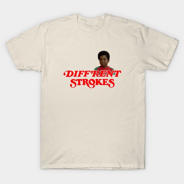 DIFFERENT STROKES T-Shirt by Cult Classics